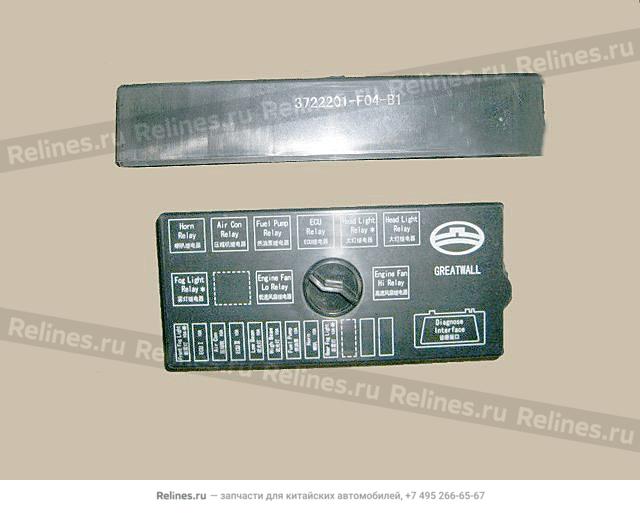 Fuse block cover no.2(F1 eur III) - 37222***04-B1