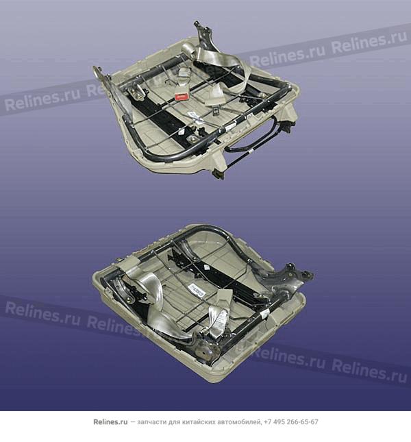 Cushion frame-rr seat RH - T11-BJ***012TB