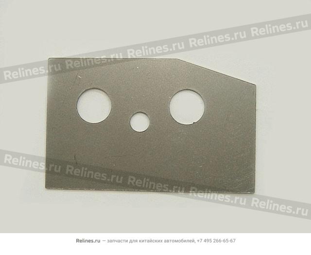 Reinf plate-fr door lock