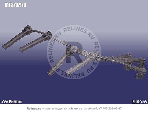 Spark plug cable assy