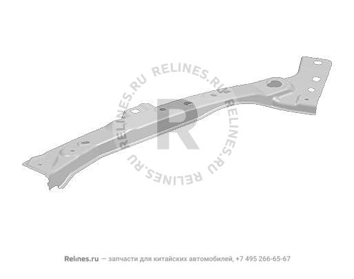 Панель опорная фары левой металлическая