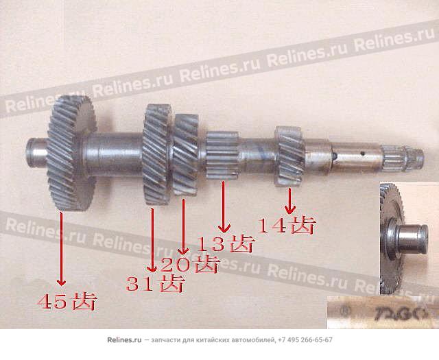 Counter shaft(diesel 5DYL2-2.2) - 170***-SB