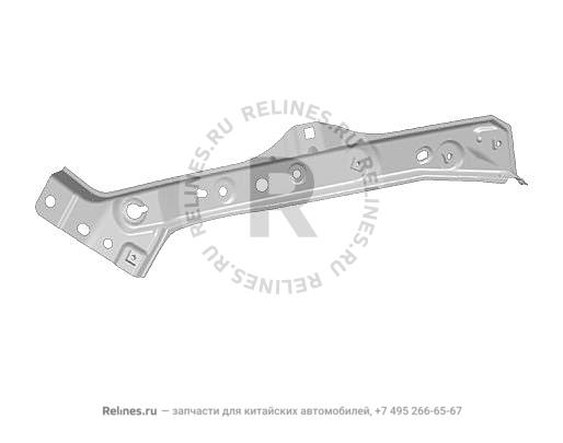 Панель опорная фары левой металлическая