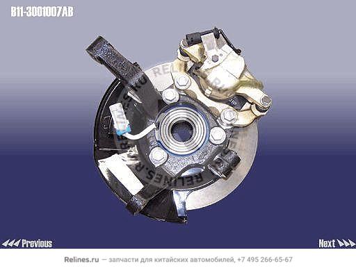 FR steering joint LH assy&disc brake assy