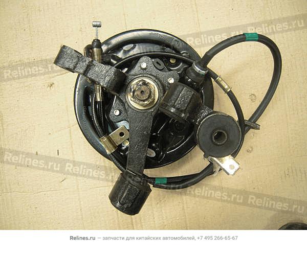 Rear left brake assy.