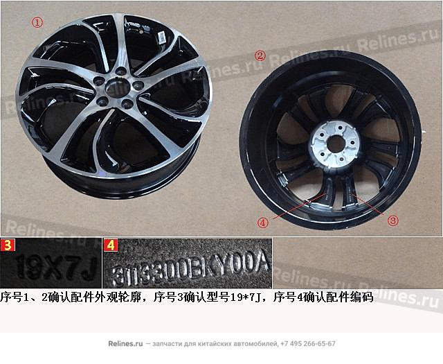 Aluminum wheel