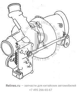 Турбокомпрессор в сборе - 1118***EB04