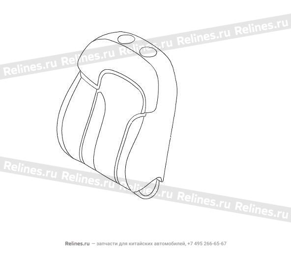 Обивка спинки сиденья водителя - 680534***16C3Y