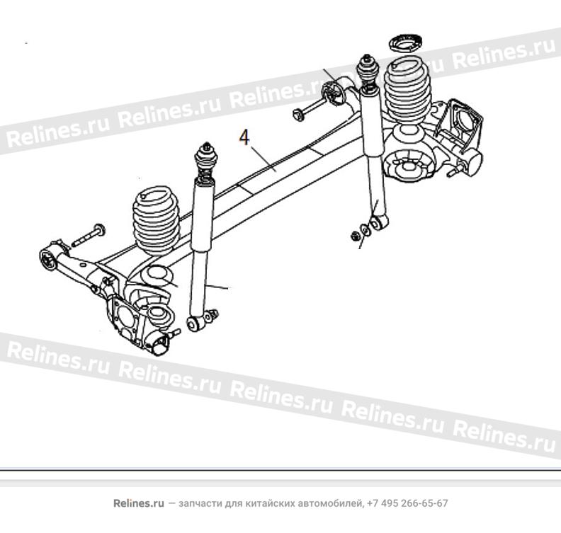 RR torsion beam&trailing arm sleeve