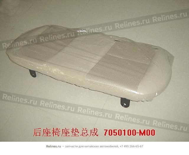 Cushion assy-rr seat