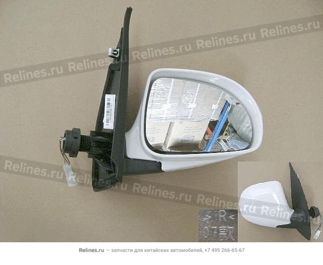 Power exterior rear view mirror assy RH - 8202***M00