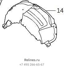 Подкрылок задний правый H9