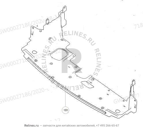 Пыльник бампера