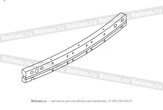 RR bumper beam assy - 51019***56XB