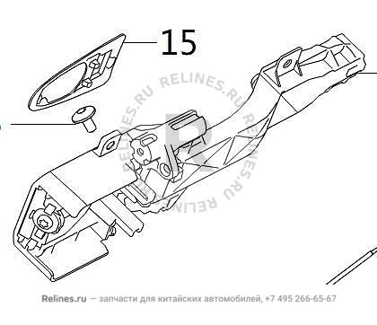 Кронштейн ручки внешней двери