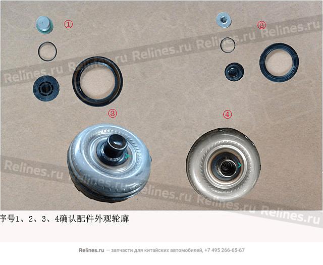 Ремкомплект гидротрансформатора - ZF1***06
