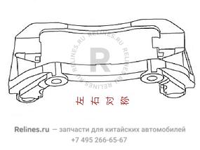 Tray,RH FR caliper