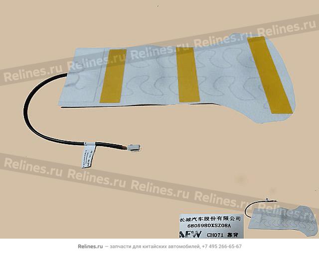 Backrest heat cushion assy - 68059***Z08A