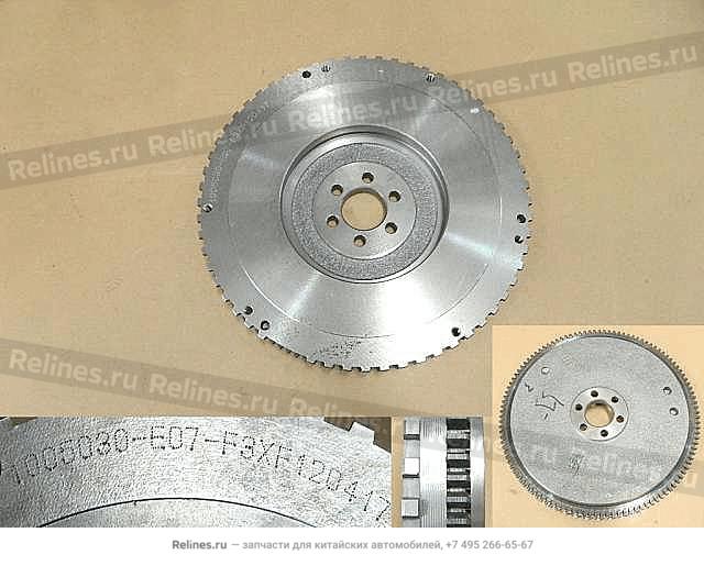 Flywheel and gear ring assy - 10050***07-F3