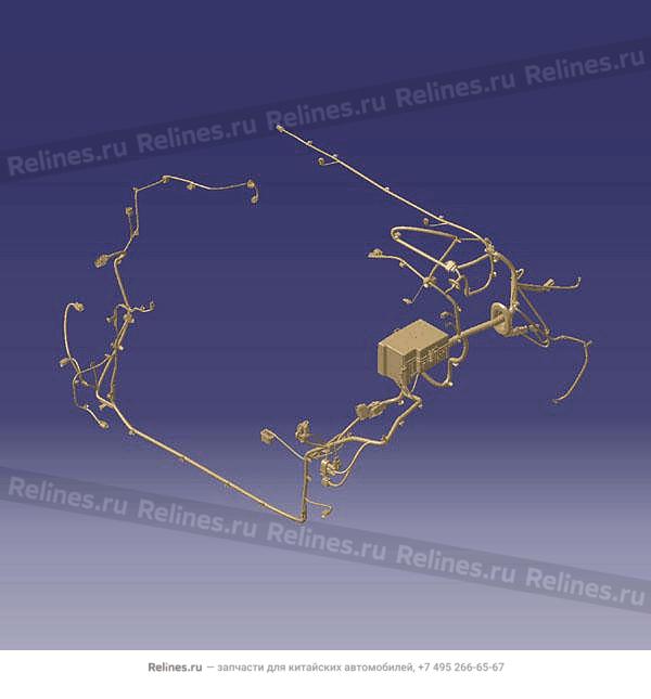 Жгут проводов моторного отсека T19 PEPS,manual AC,with front windshield and wiper heating - 8060***3AA