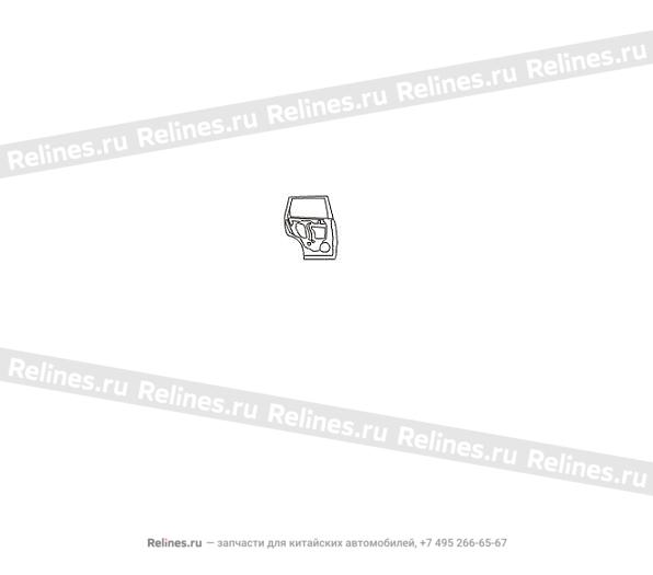 Дверь задняя левая