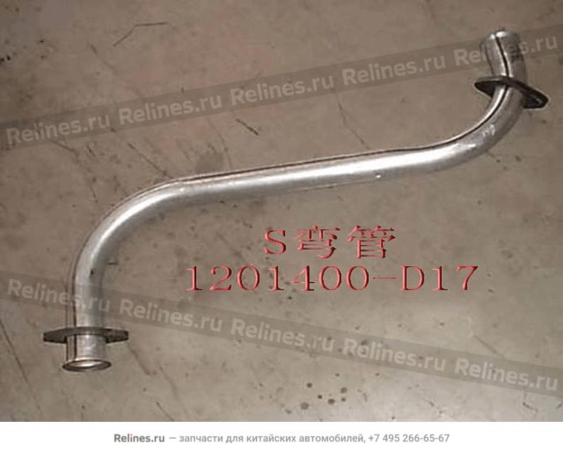 S pipe assy-exhaust pipe