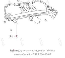 Стеклоподъемник двери задней правой - 62042***T10A