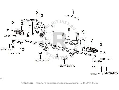 Strg gear assy