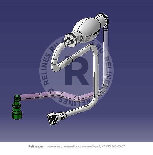 Трубка топливная с насосом в сборе