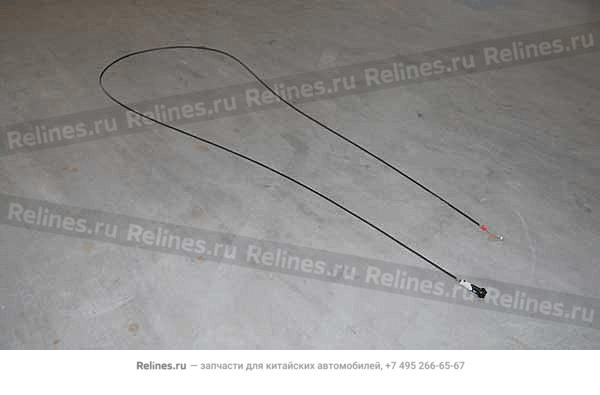 Cable-fuel tank cap