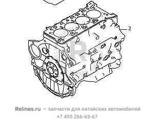 Cylinder block w/piston-engine - 1000***EC71