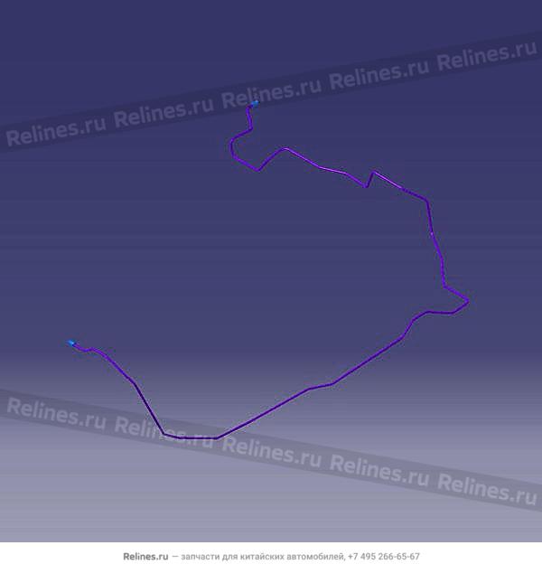 RR brake pipe 2-RH - T11-3***80ED