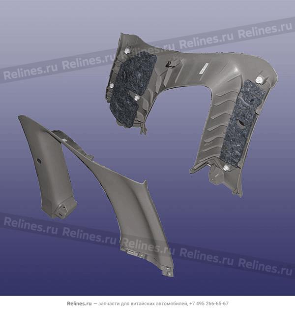 Upper trim panel- pillar c -rh - T11-5***20PB