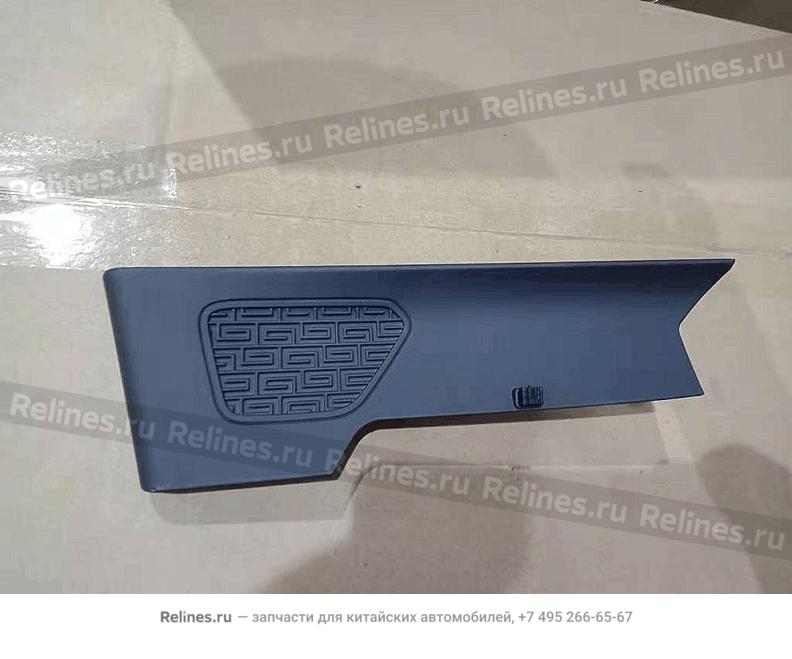 Handle cover assy-rr LH door INR