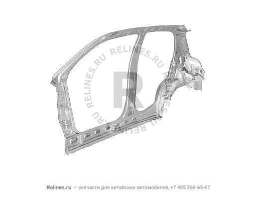 Боковина кузова правая