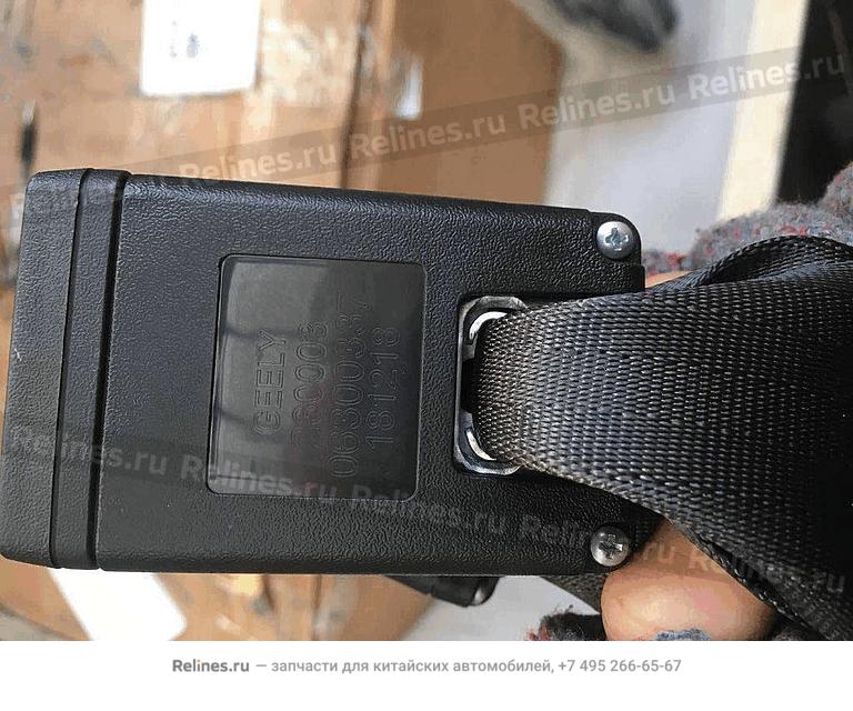 Assy,RR seat belt buckle