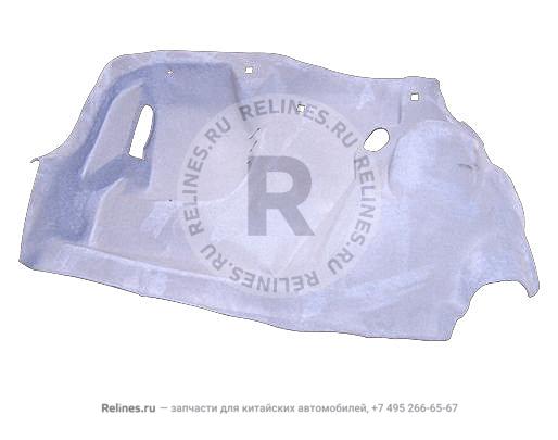 Mould assy - rear arch LH