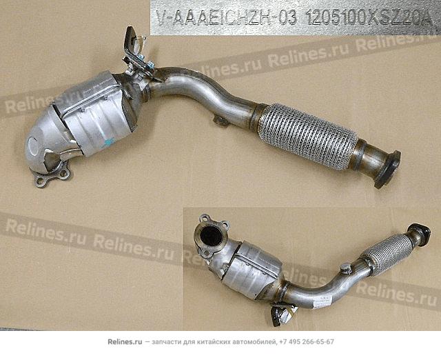 FR stage catalytic converter assy - 12051***Z20A