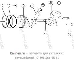 Комплект колец поршневых