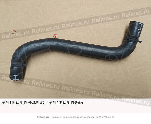 Патрубок радиатора охлаждения верхний