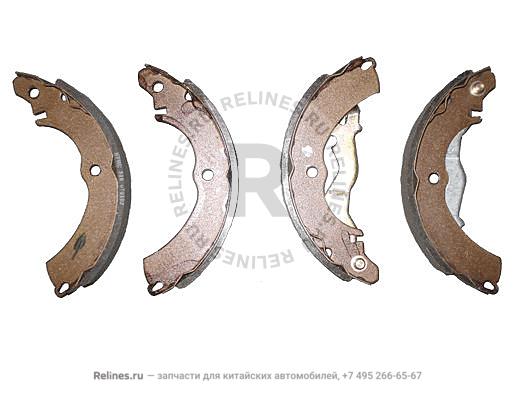Колодки тормозные задние