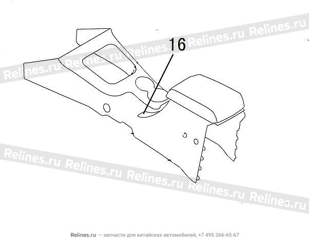 Front cover-hand brake - 530511***5XA3S