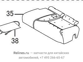 Foam assy-mid seat LH - 70032***V08A