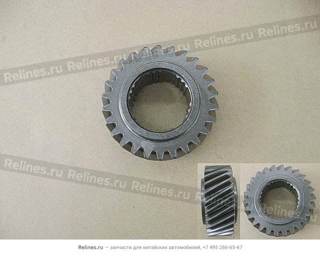 Шестерня КПП 4/4 5-й передачи вторичного вала дизель