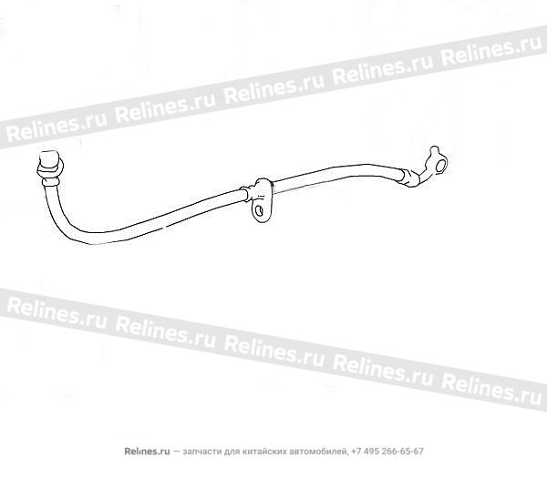 Flexible pipe assy,brake,RR LH