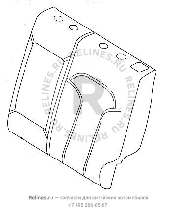 RR seat backrest cover assy - 70525***Z08AB