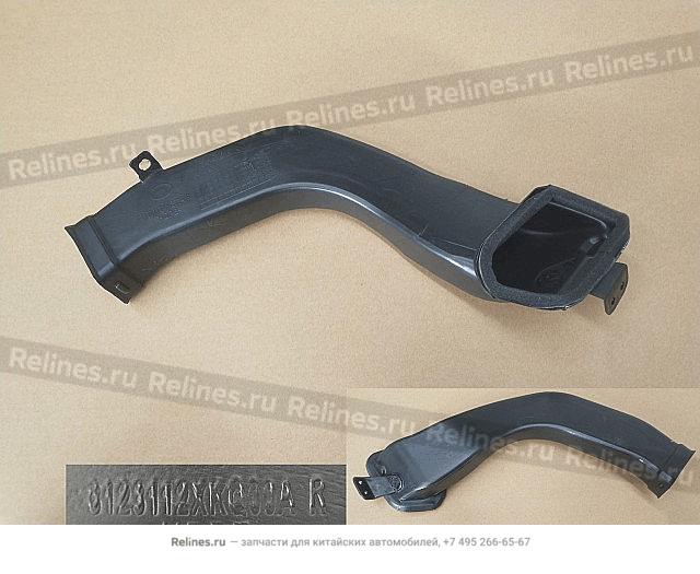 Air duct,defroster,RH - 81231***Q00A