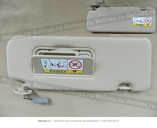 Sunvisor assy RH