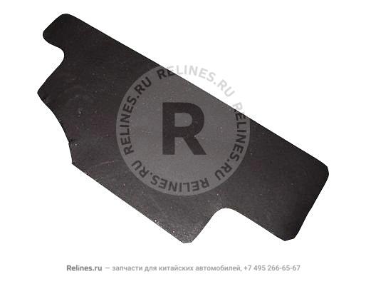 Plate - front asphalt RH (FR floor mat)