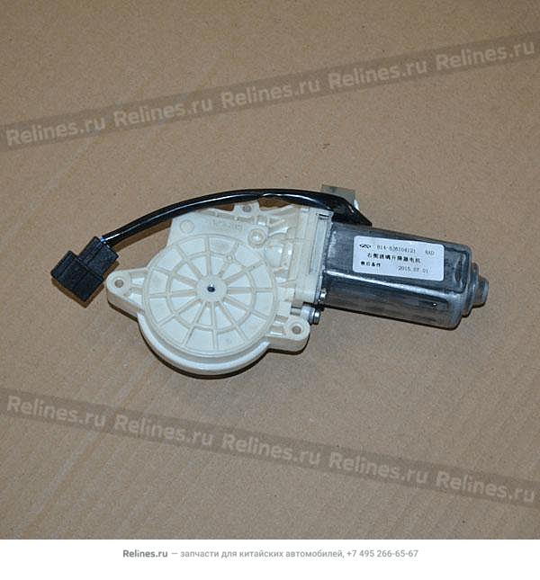 Glass regulator motor-door RH